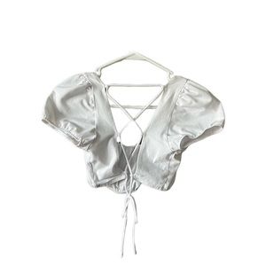 GARAGE tie-back crop top